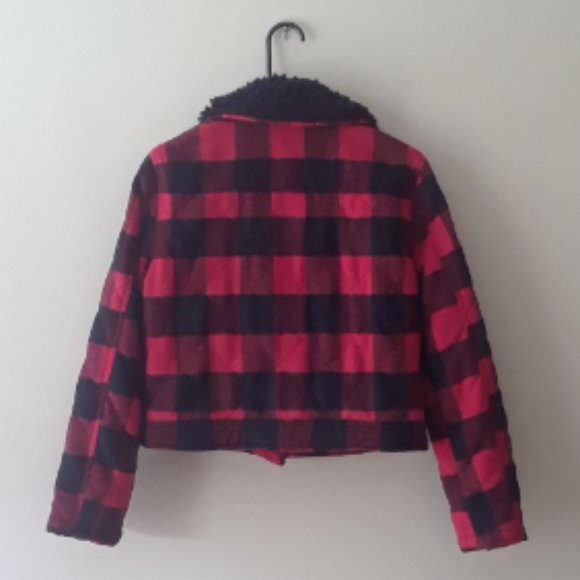 Jack by BB Dakota Cicily Buffalo Plaid Jacket Size S - Picture 4 of 4